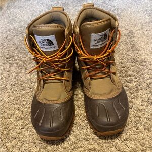 The North Face Brown and Tan Boots rain/snow
